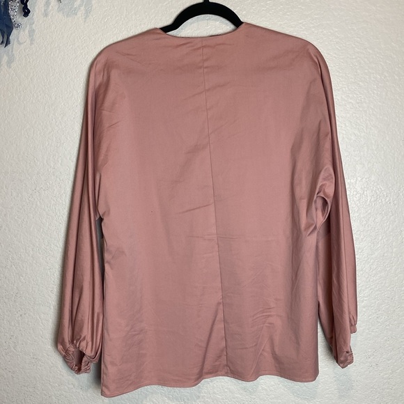 Zara mauve button-down top - Picture 6 of 6